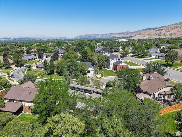 3348 E Splendor Cir, Holladay, UT 84124 - aerial view of residential area with a mountainous background