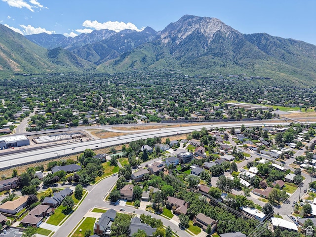 3348 E Splendor Cir, Holladay, UT 84124 - aerial view of residential area with a mountainous background