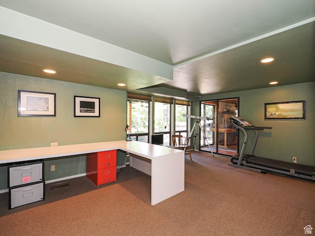 3348 E Splendor Cir, Holladay, UT 84124 - unfurnished office featuring carpet and recessed lighting