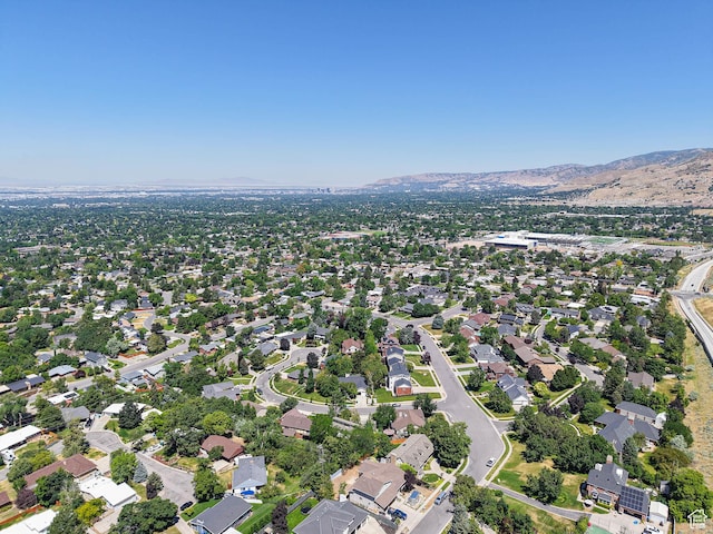 3348 E Splendor Cir, Holladay, UT 84124 - aerial view of property and surrounding area featuring a mountain backdrop