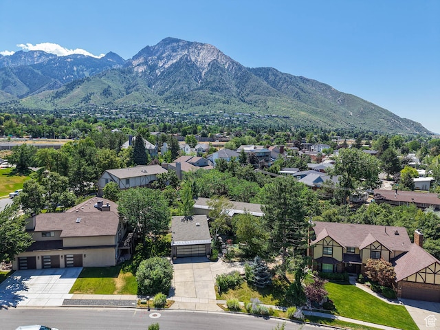 3348 E Splendor Cir, Holladay, UT 84124 - aerial perspective of suburban area with a mountain backdrop