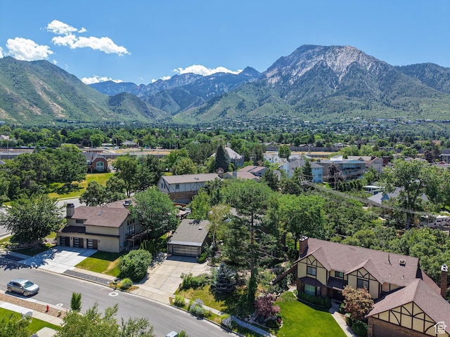 3348 E Splendor Cir, Holladay, UT 84124 - mountain view with nearby suburban area