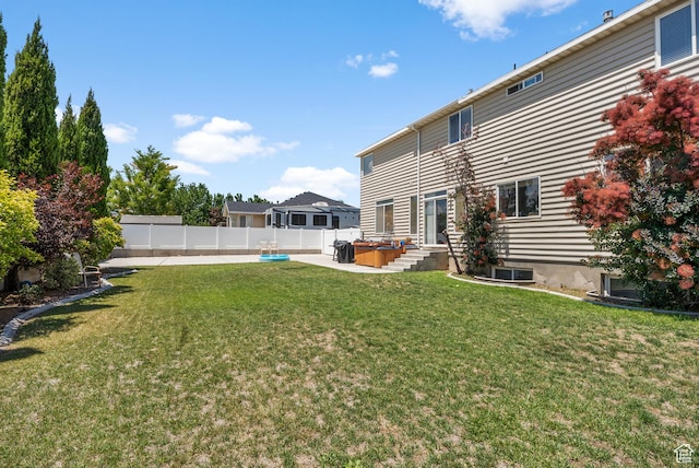 5453 W Mayflower St, West Jordan, UT 84081 - view of yard with a patio area