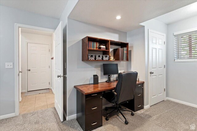 771 N 1725 W, Clinton, UT 84015 - office area featuring light colored carpet and recessed lighting