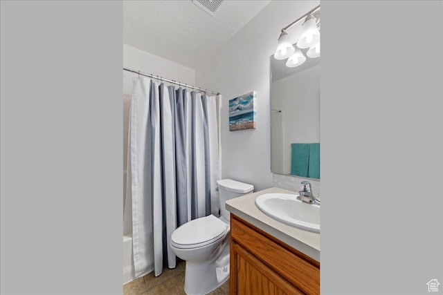 771 N 1725 W, Clinton, UT 84015 - full bathroom featuring vanity, shower / bath combo with shower curtain, and tile patterned flooring