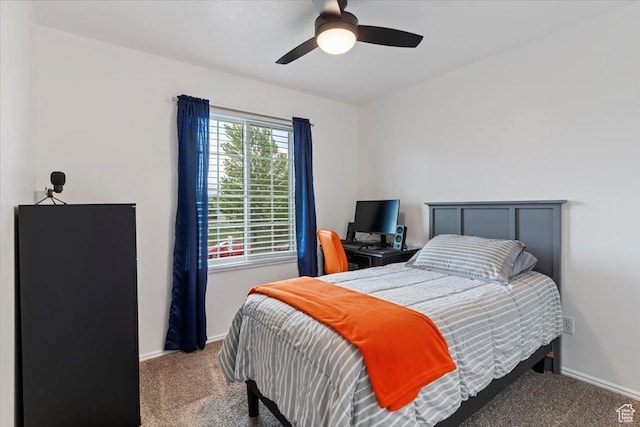 771 N 1725 W, Clinton, UT 84015 - carpeted bedroom with baseboards and ceiling fan