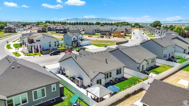 2456 W Maple St, Mapleton, UT 84664 - aerial perspective of suburban area featuring a mountainous background