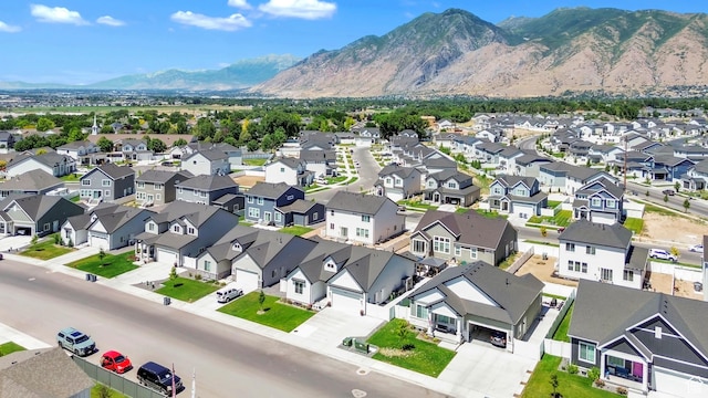 2456 W Maple St, Mapleton, UT 84664 - aerial perspective of suburban area with a mountainous background