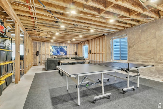 2456 W Maple St, Mapleton, UT 84664 - recreation room with concrete floors