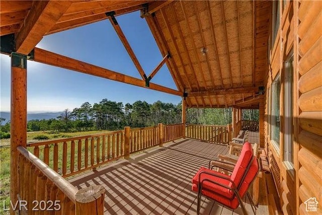 1458 W 6400 S, Parowan, UT 84761 - view of wooden deck