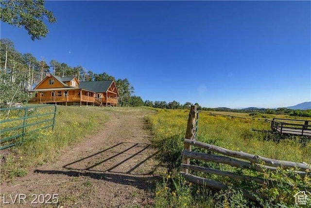 1458 W 6400 S, Parowan, UT 84761 - view of dirt / gravel driveway with a rural view