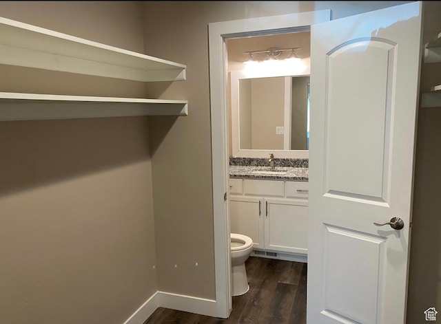 241 W Garden Park, Orem, UT 84057 - half bathroom featuring wood finished floors and vanity