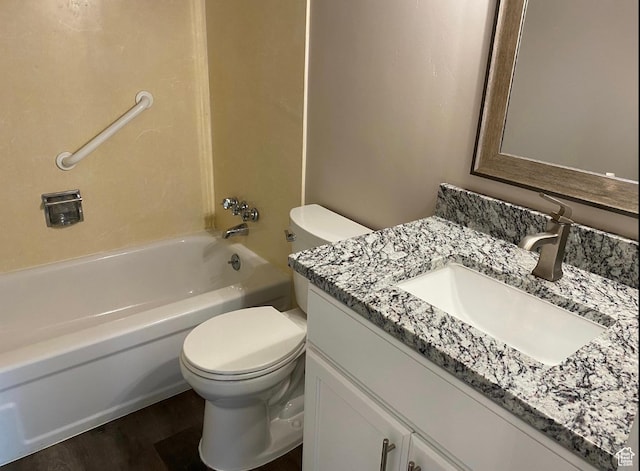 241 W Garden Park, Orem, UT 84057 - bathroom featuring vanity, bathing tub / shower combination, and wood finished floors