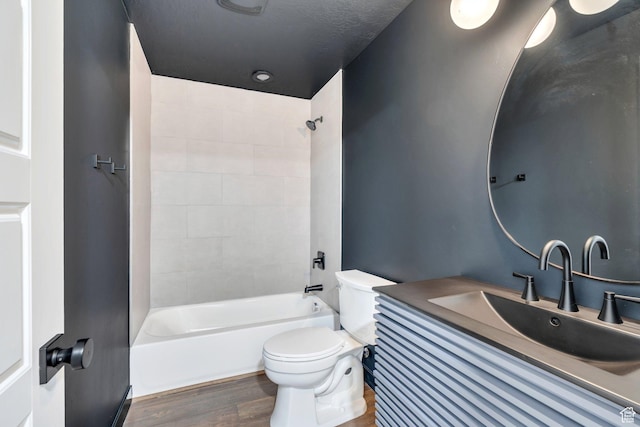 2739 N 3550 W, Lehi, UT 84043 - full bath featuring wood finished floors, vanity, and bathing tub / shower combination