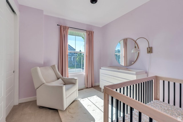 2739 N 3550 W, Lehi, UT 84043 - bedroom featuring light colored carpet and a crib