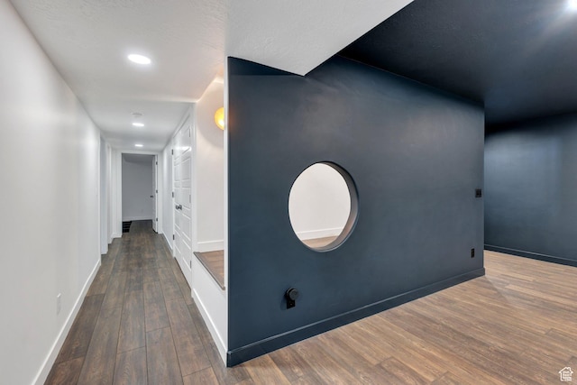 2739 N 3550 W, Lehi, UT 84043 - hallway featuring wood finished floors and recessed lighting