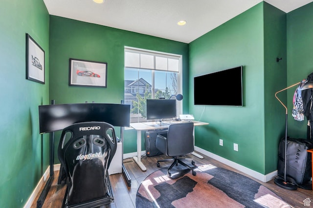 2739 N 3550 W, Lehi, UT 84043 - office with wood finished floors and recessed lighting