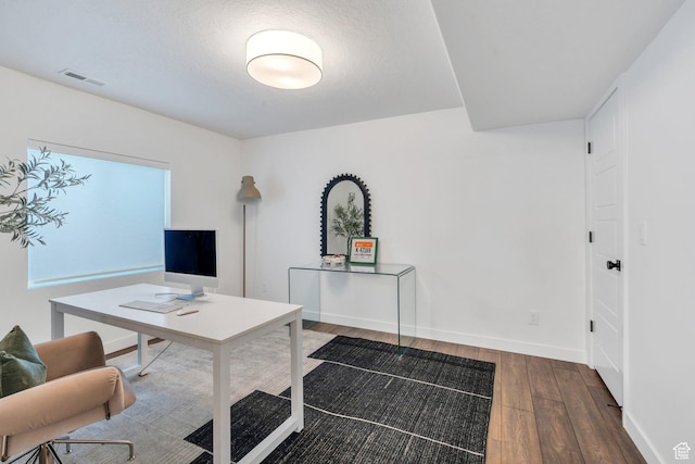 2739 N 3550 W, Lehi, UT 84043 - office area with hardwood / wood-style flooring and baseboards