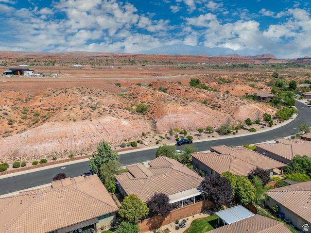960 N Catalpa Dr, Washington, UT 84780 - aerial view of residential area featuring mountains