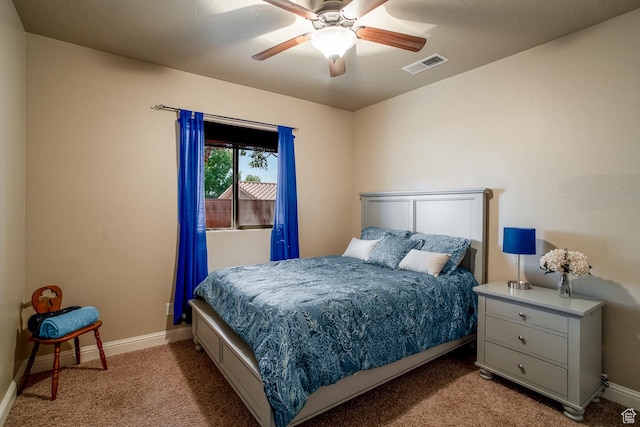 960 N Catalpa Dr, Washington, UT 84780 - carpeted bedroom featuring baseboards and a ceiling fan