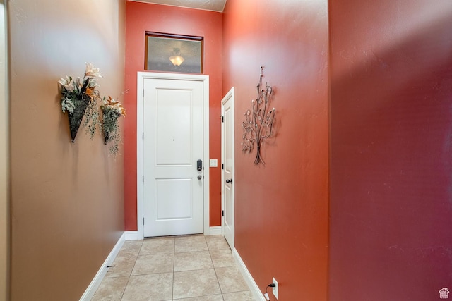960 N Catalpa Dr, Washington, UT 84780 - doorway to outside with baseboards and light tile patterned flooring