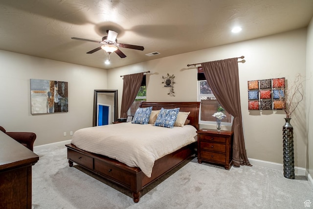960 N Catalpa Dr, Washington, UT 84780 - carpeted bedroom with baseboards and ceiling fan