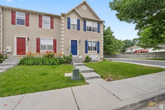 3364 E Dornock Dr, Eagle Mountain, UT 84005 - view of property featuring stucco siding