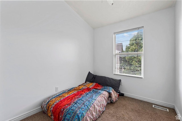 3364 E Dornock Dr, Eagle Mountain, UT 84005 - bedroom featuring carpet and vaulted ceiling