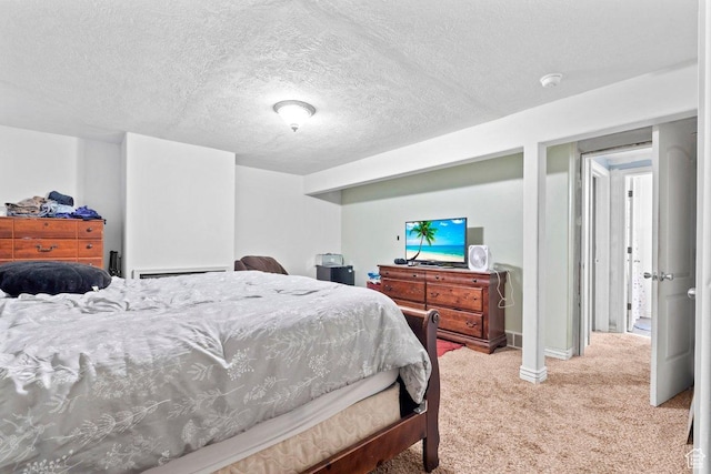 3364 E Dornock Dr, Eagle Mountain, UT 84005 - bedroom featuring carpet flooring and a textured ceiling