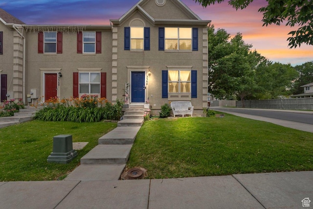 3364 E Dornock Dr, Eagle Mountain, UT 84005 - view of property featuring stucco siding