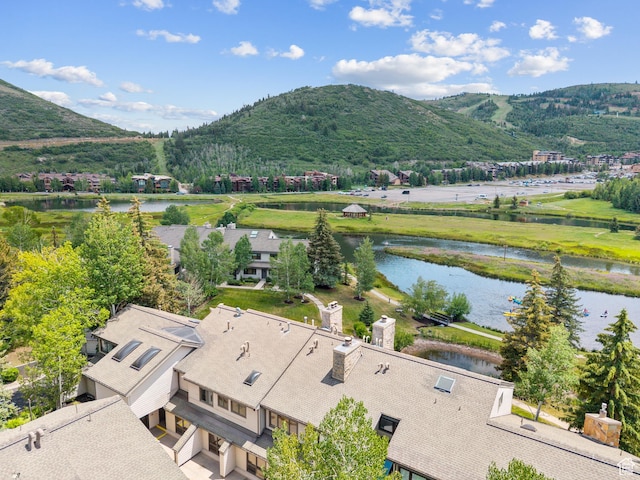 1582 Deer Valley Dr N, Park City, UT 84060 - bird's eye view of a water and mountain view