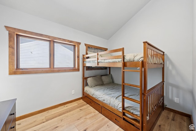 1582 Deer Valley Dr N, Park City, UT 84060 - bedroom featuring wood-type flooring and vaulted ceiling
