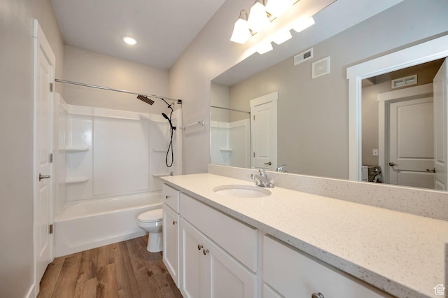 1128 S 820 E Unit 1303, Heber City, UT 84032 - full bathroom featuring vanity, wood finished floors, shower / washtub combination, and recessed lighting