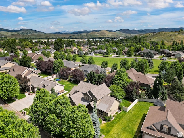 4048 W Ivy Ave, Mountain Green, UT 84050 - aerial view of residential area with a mountainous background