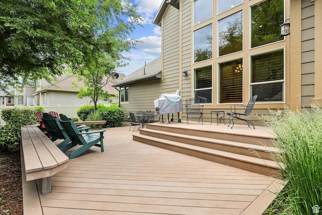 4048 W Ivy Ave, Mountain Green, UT 84050 - view of wooden deck