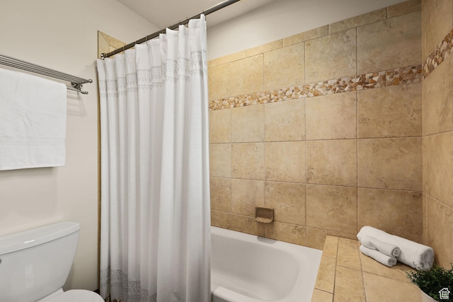 4048 W Ivy Ave, Mountain Green, UT 84050 - bathroom featuring toilet and shower / bath combo with shower curtain