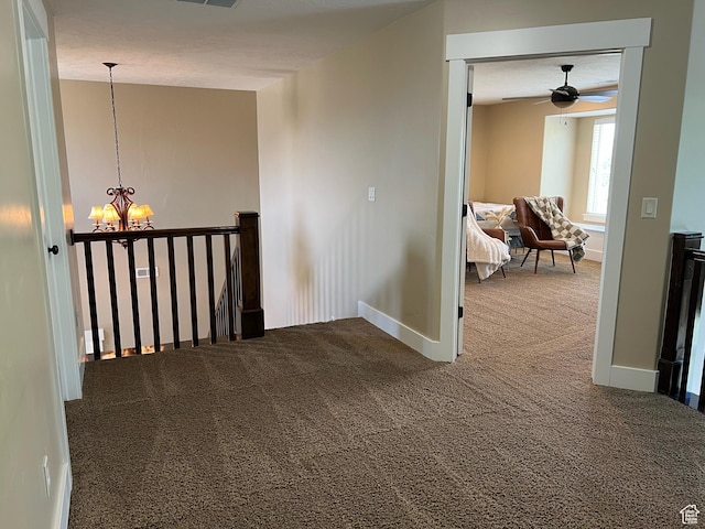 1694 S 710 E, Lehi, UT 84043 - hall featuring carpet floors and a chandelier