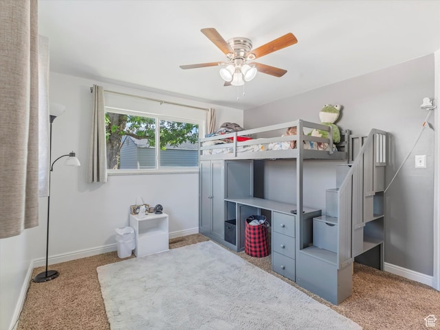 7645 W Gardenia Ave, Magna, UT 84044 - bedroom with carpet flooring and ceiling fan