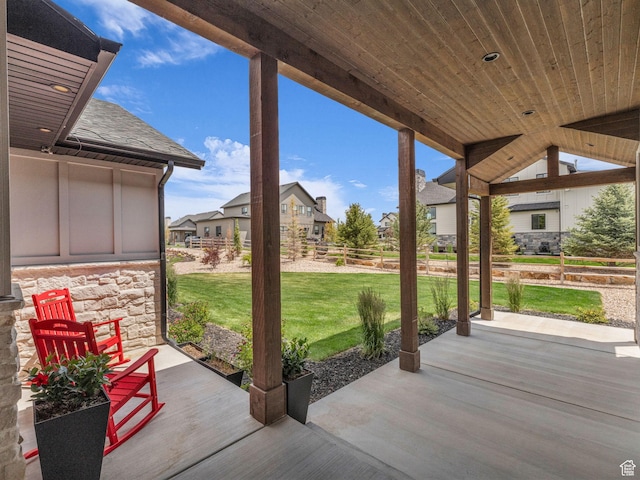 943 Hart Loop, Francis, UT 84036 - view of patio / terrace with a residential view
