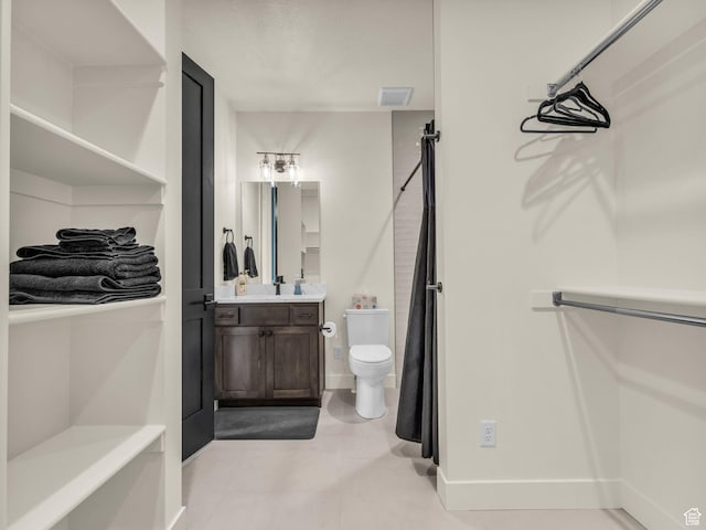 943 Hart Loop, Francis, UT 84036 - full bathroom with vanity, a bath, a shower with curtain, and tile patterned flooring