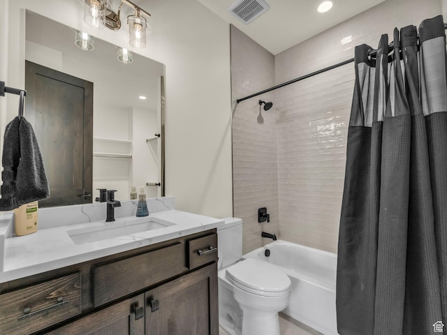 943 Hart Loop, Francis, UT 84036 - bathroom featuring vanity and shower / bath combo with shower curtain