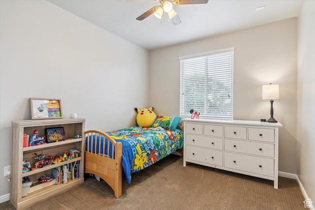 1820 W 950 N, Layton, UT 84041 - carpeted bedroom with baseboards and ceiling fan