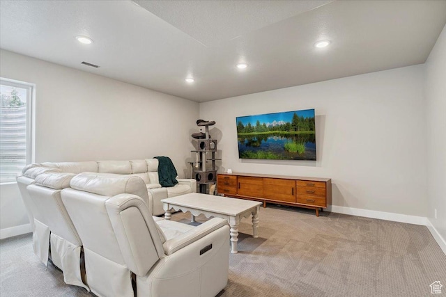 1820 W 950 N, Layton, UT 84041 - living area featuring light colored carpet and recessed lighting