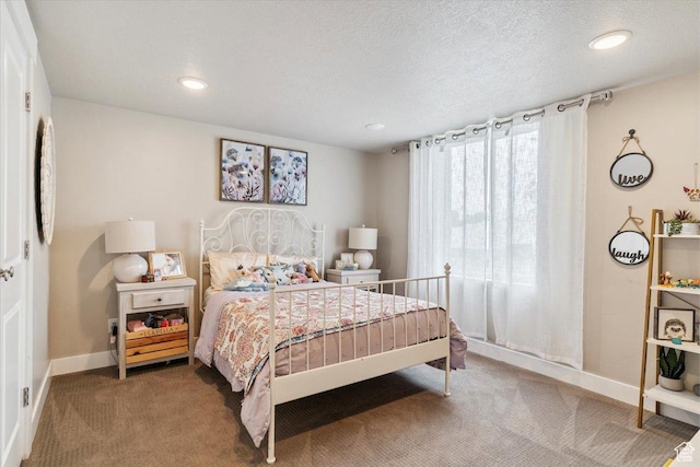 1820 W 950 N, Layton, UT 84041 - bedroom with carpet, recessed lighting, and a textured ceiling