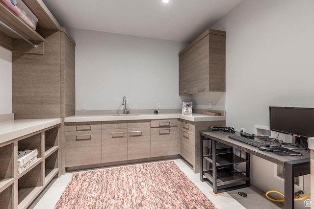 1433 Snow Berry St, Park City, UT 84098 - office space featuring a sink and light tile patterned floors