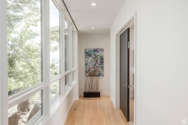 1433 Snow Berry St, Park City, UT 84098 - hall with light wood finished floors and baseboards