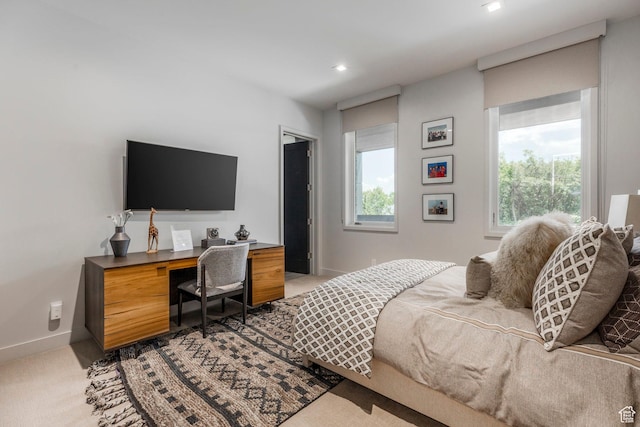 1433 Snow Berry St, Park City, UT 84098 - bedroom featuring light carpet and recessed lighting