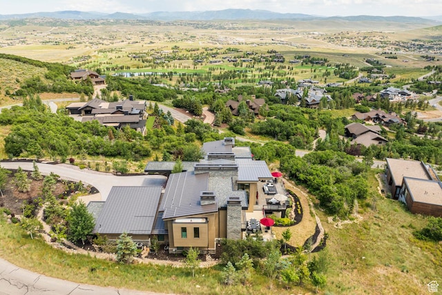 1433 Snow Berry St, Park City, UT 84098 - aerial view of property and surrounding area with a mountainous background
