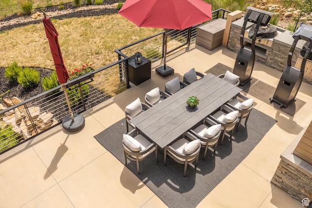 1433 Snow Berry St, Park City, UT 84098 - view of patio with outdoor dining space and area for grilling