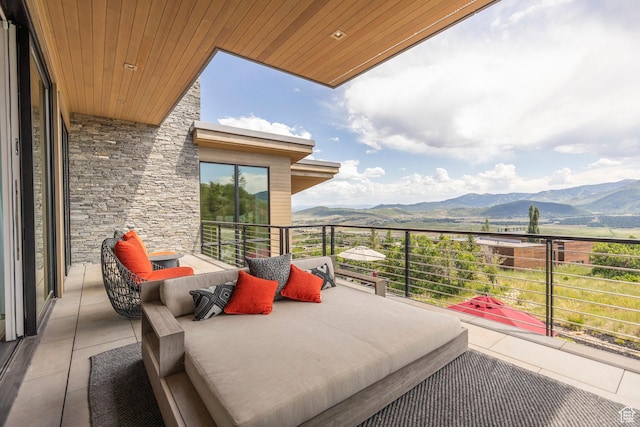 1433 Snow Berry St, Park City, UT 84098 - patio / terrace featuring a mountain view